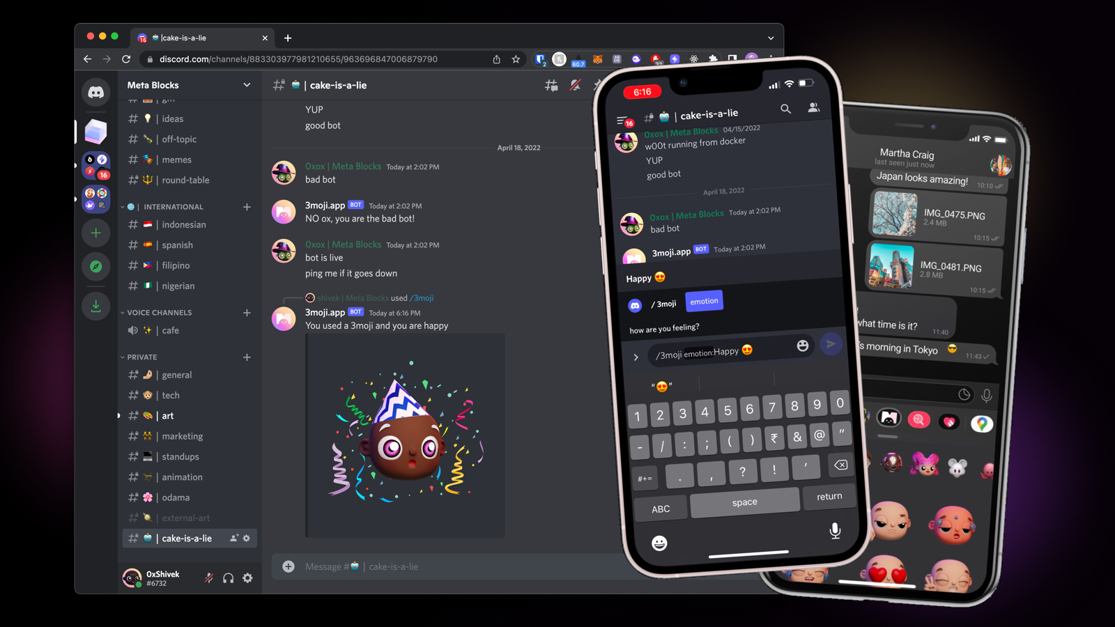 Upgradable NFT avatars for Discord and Telegram cover image